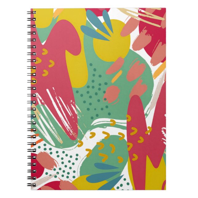 A world of vibrant colors notebook (Front)