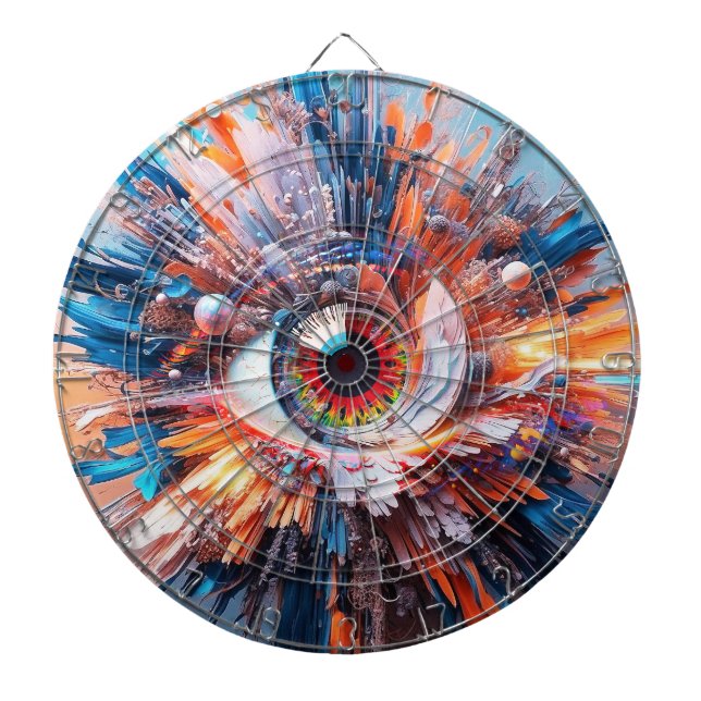 A World Of Wonder Begins With Vision Dart Board (Front)