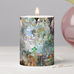 A World Of Your Own Pillar Candle