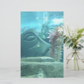 A World Underwater - stone statue image (Standing Front)