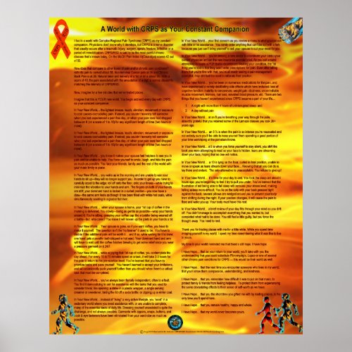 A World With CRPS As Your Constant Companion Poster