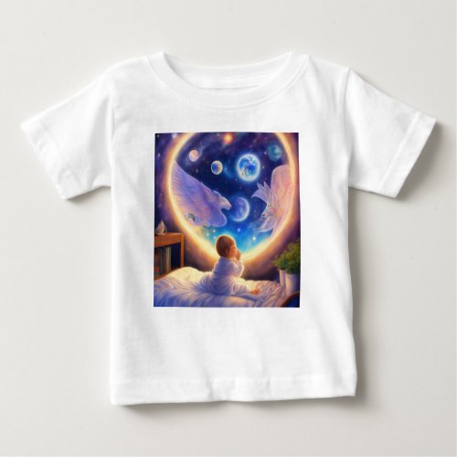 A World Within the Moon Baby T_Shirt