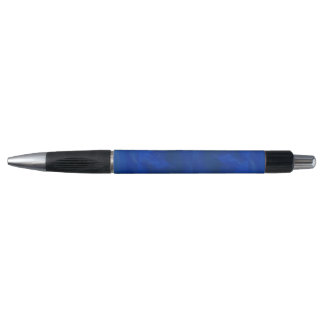 A Writing Pen with a Blue Swirl Design
