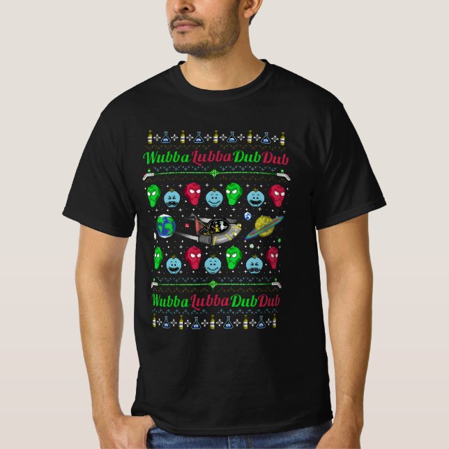 A Wubba Lubba X Mas T-Shirt (Front)