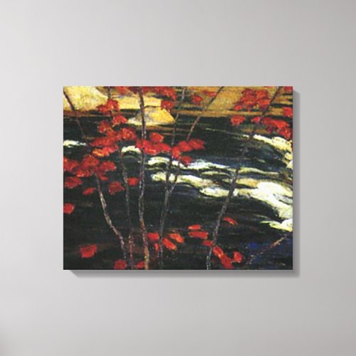 A Y Jackson _ Red Maple Canvas Print