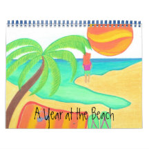 A Year at the Beach Calendar
