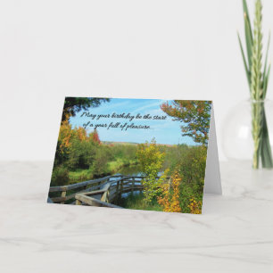 A year full of pleasure...Religious Birthday Card