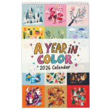 A Year in Color 2026 Wall