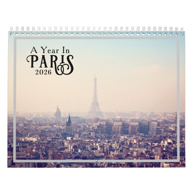 A Year in Paris 2026 Calendar (Cover)