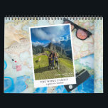 A Year In Review | 82 Photo Travel Calendar<br><div class="desc">Personalize this beautiful calendar with your own photos. Each month has different collage layouts with plenty of room for adding notes and information. Add your choice of customization to this amazing 82 photo calendar. Perfect gift for grandparents or relatives that live far away. Keep friends and family up to date...</div>