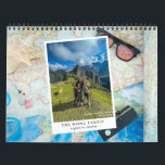 A Year In Review | 82 Photo Travel Calendar<br><div class="desc">Personalize this beautiful calendar with your own photos. Each month has different collage layouts with plenty of room for adding notes and information. Add your choice of customization to this amazing 82 photo calendar. Perfect gift for grandparents or relatives that live far away. Keep friends and family up to date...</div>