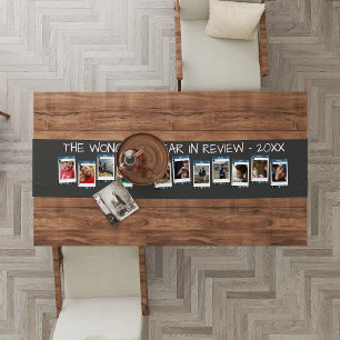 A Year in Review   Instagram Photo Table Runner
