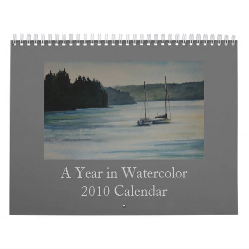 A Year in Watercolor _ 2010 Calendar