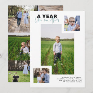 A Year Like No Other   New Year Holiday Photo Card