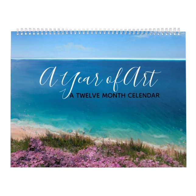 A year of art calendar of original digital art (Cover)