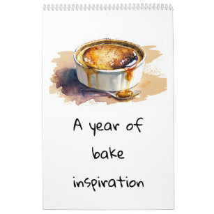 A year of bake inspiration calendar