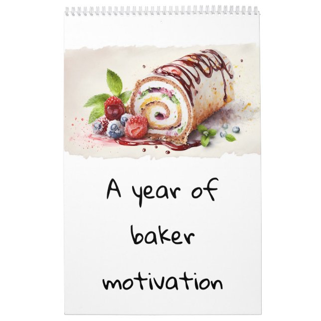 A year of baker inspiration Calendar (Cover)