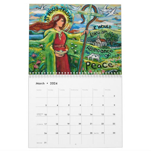 A Year of Catholic Saints Calendar Zazzle A Year of Catholic Saints Calendar Zazzle