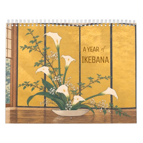 A Year of Ikebana Illustration Calendar