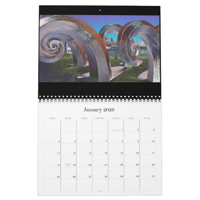 A Year Of Images Calendar (Jan 2026)