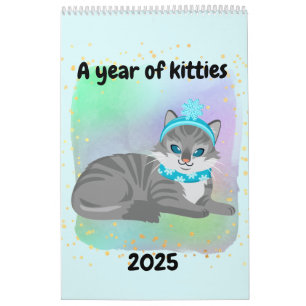 A Year of Kitties Children's Calendar