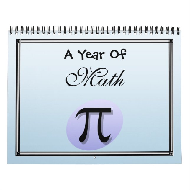 A Year of Math Calendar (Cover)
