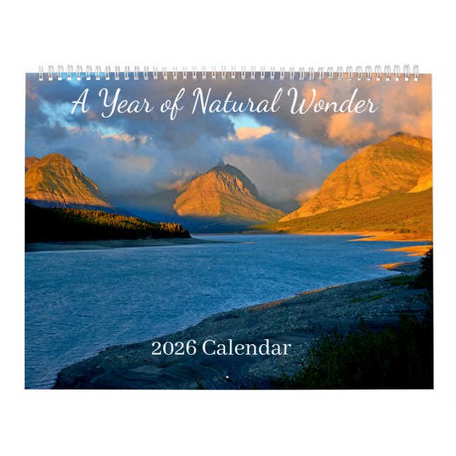 A Year of Natural Wonder 2026 Calendar (Cover)