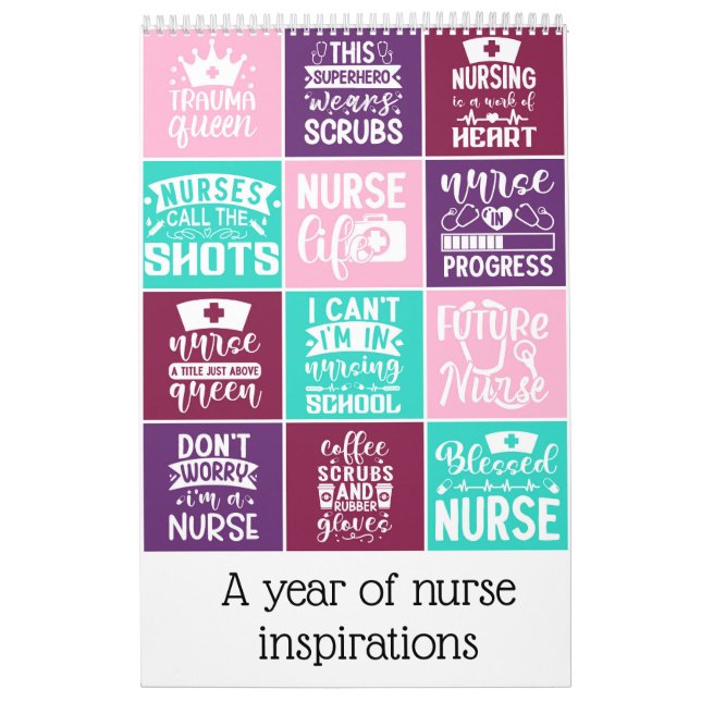 A year of nurse inspirations calendar (Cover)