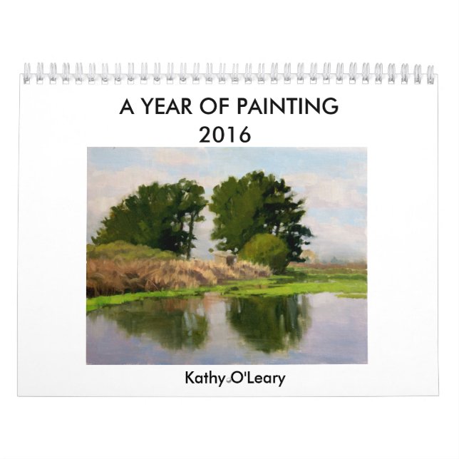 A Year of Painting    2016 calendar (Cover)