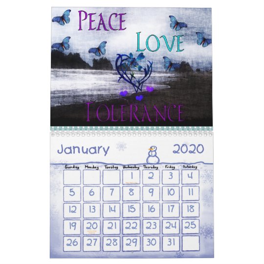 A Year Of Peace Calendar