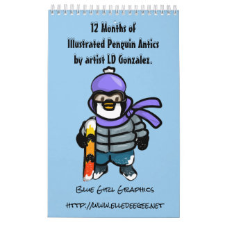 A Year of Penguins Calendar