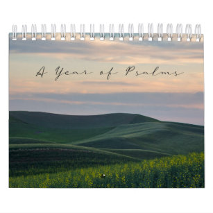 A Year of Psalms Bible Verse Calendar
