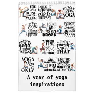 A year of yoga inspirations calendar