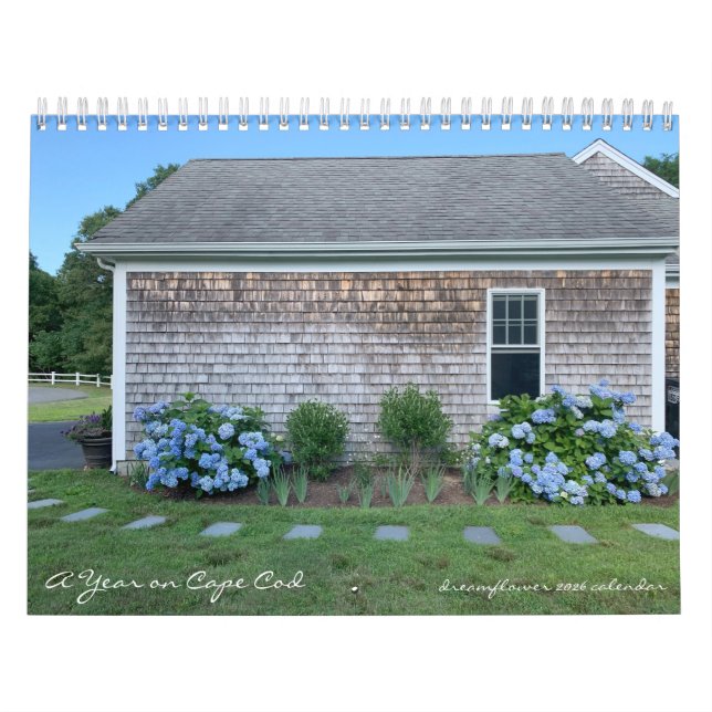 A Year on Cape Cod: dreamflower 2026 Calendar (Cover)