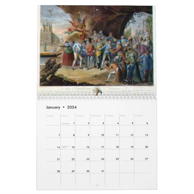 A Year Through the French Revolution Calendar Zazzle