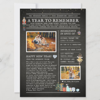 A Year to Remember | Family Christmas Flyer