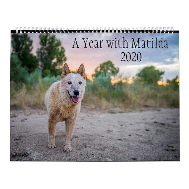 A Year with Matilda: 2020 Calendar (Cover)