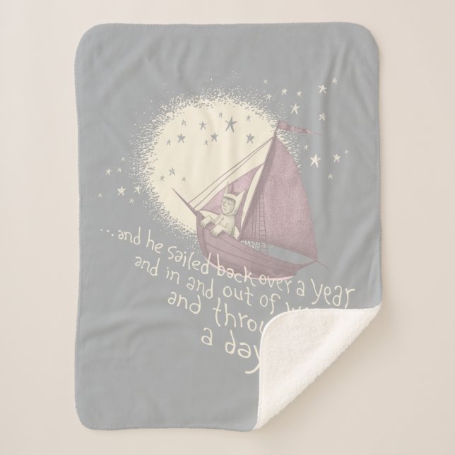 A Yearlong Voyage with Max Sherpa Blanket (Front)