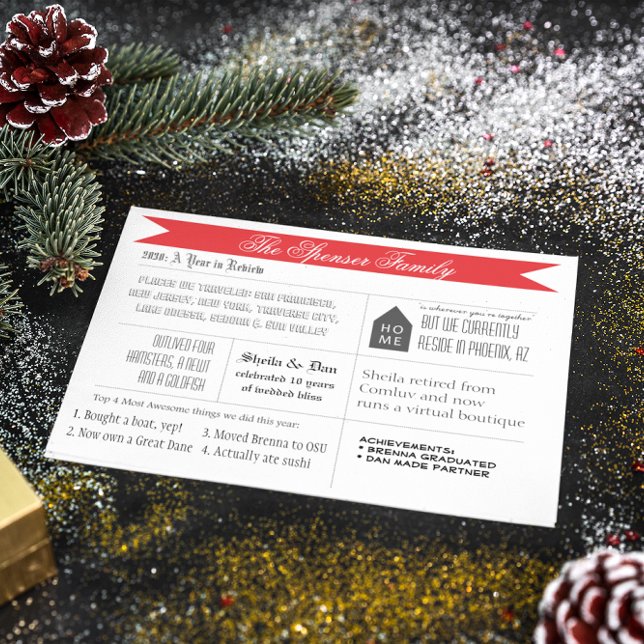 A Years Review Holiday Card (Creator Uploaded)