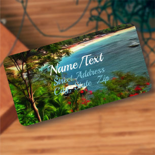 A Yelapa View 0828 Address Label