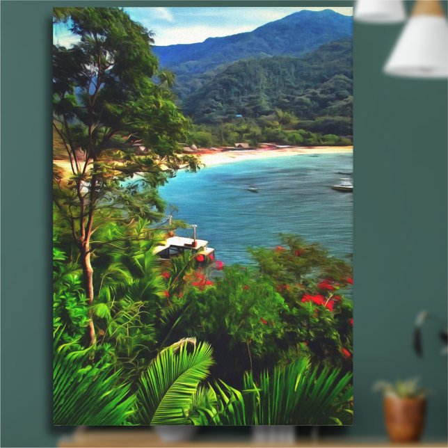 A Yelapa View 0828 Art Canvas Print (Creator Uploaded)