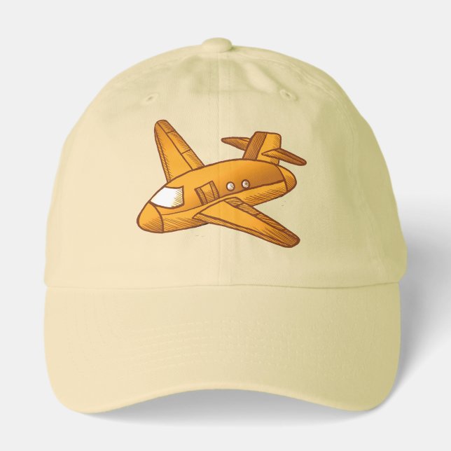 A Yellow Airplane Hat (Front)
