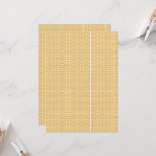 a yellow and white background with an intricate de invitation