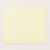 a yellow and white background with small circles (Outside Unfolded)