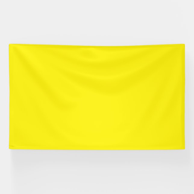 a yellow background with a black border banner (Horizontal)