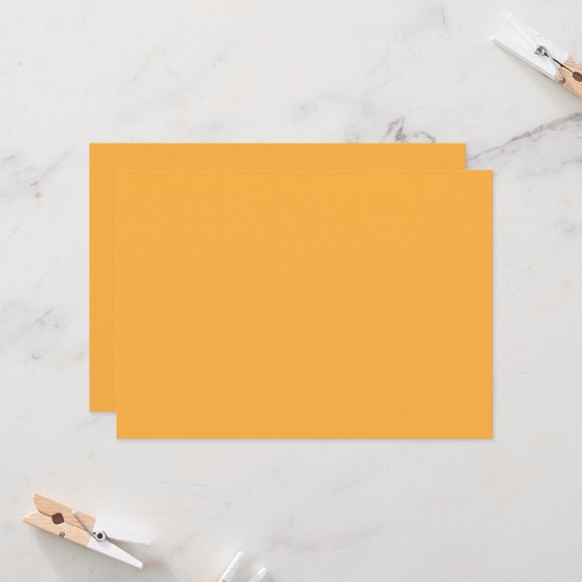 a yellow background with a invitation (Front/Back In Situ)