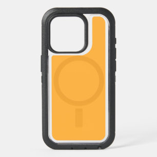 a yellow background with a iPhone 15 pro case