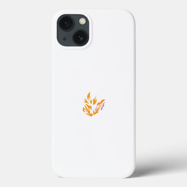 a yellow flower with leaves on a white background Case-Mate iPhone case (Back)