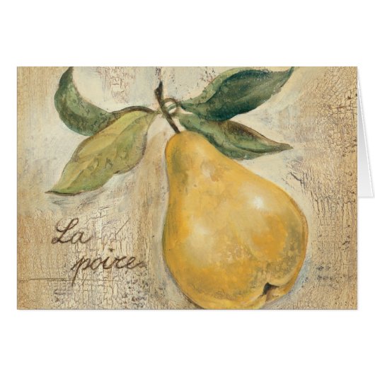 A Yellow Pear Cards (Front Horizontal)