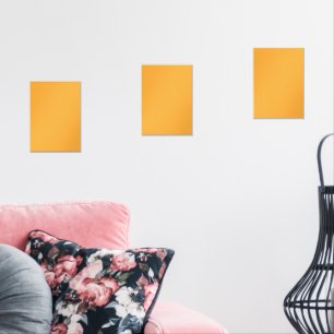 A yellow square featuring a clean white border, cr wall art sets